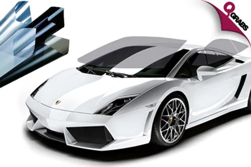 For QR999, Drive in Safer Shade with Ceramic Tinting for Your Car Windows WITH Headlight Protection! (QR2300 Value)
